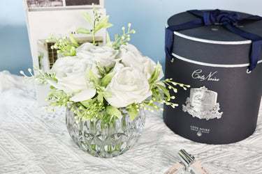 NEW Round Summer Roses in White | RSR01